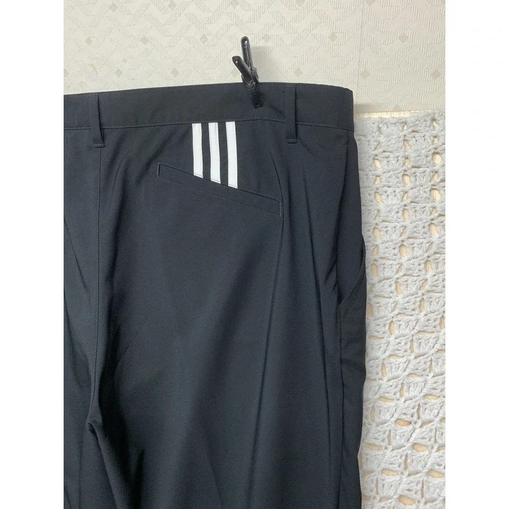 Adidas Originals Adi Golf Pants Mens‎ Tag 38x30 Black Straight Leg